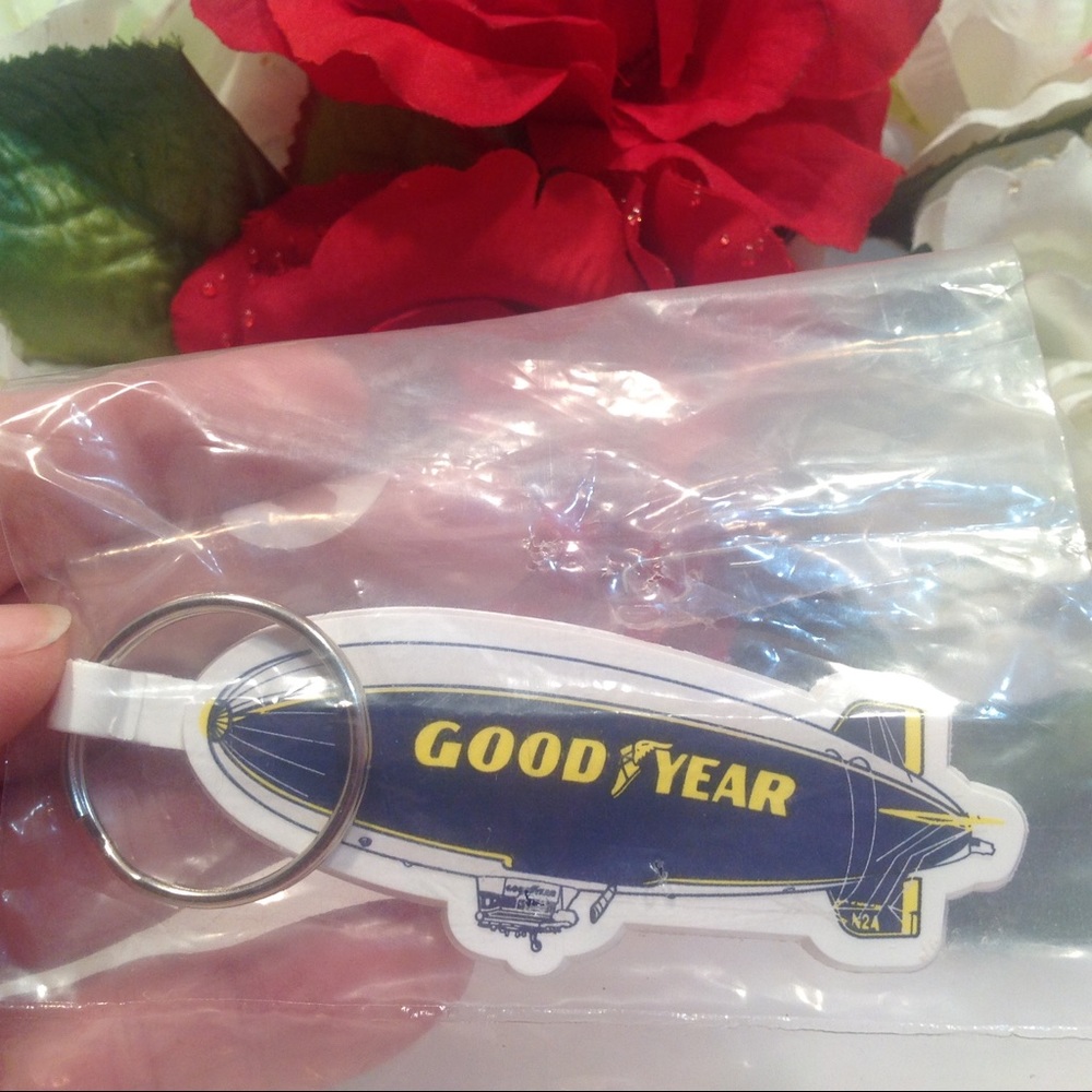 Vintage Keychain Goodyear Blimp
